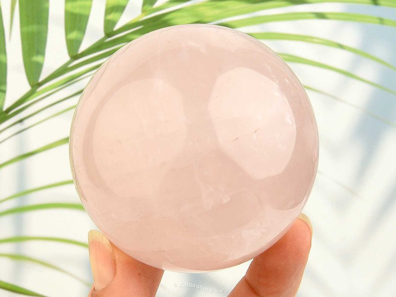 Rose quartz ball from Madagascar Ø 68mm