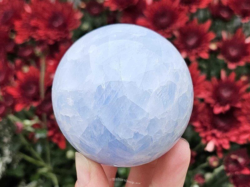 Ball calcite blue (Madagascar) Ø63mm