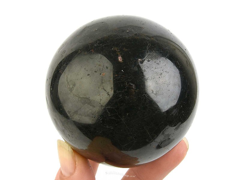 Ball black tourmaline from Madagascar Ø70mm (660g)