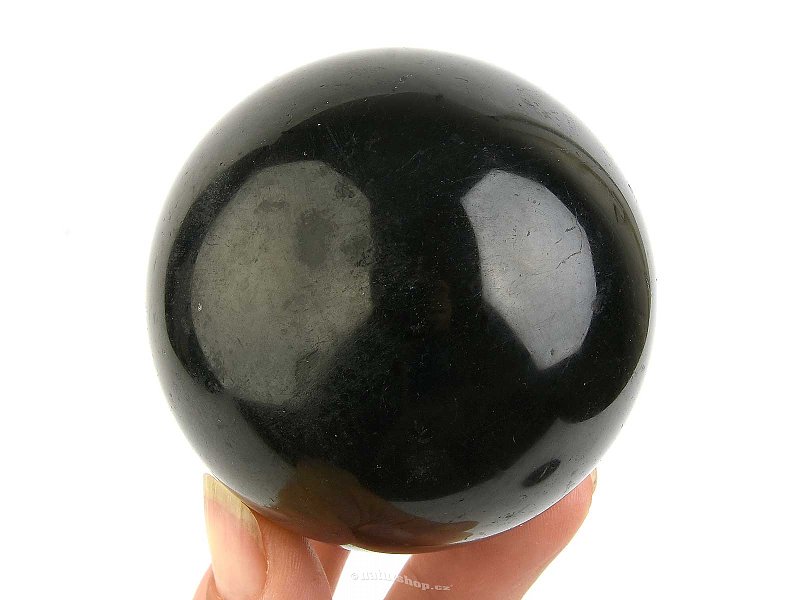 Ball black tourmaline from Madagascar Ø64mm (428g)
