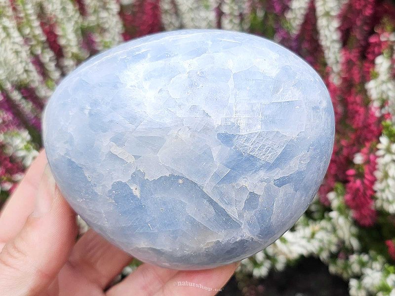 Calcite blue stone from Madagascar 417g