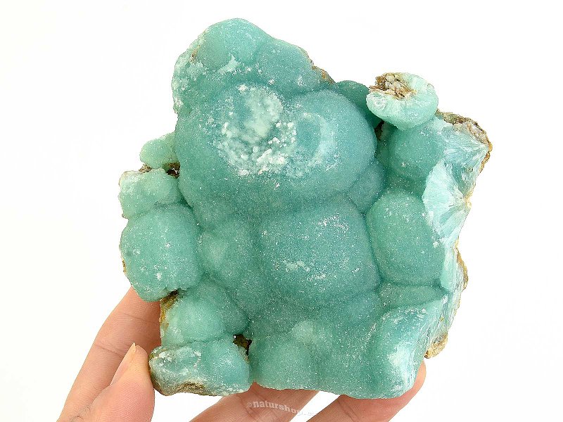 Modrý aragonit krystal Pákistán 507g