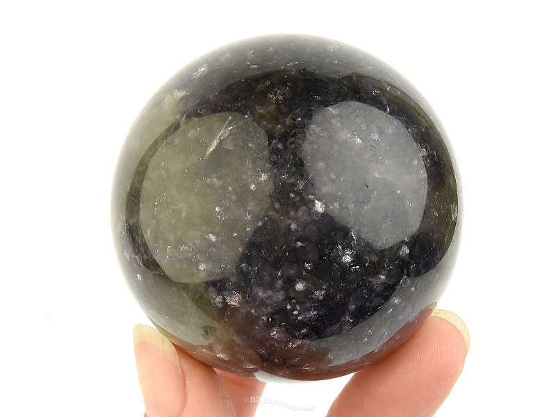 Ball of lepidolite (Madagascar) Ø 57mm (280g)
