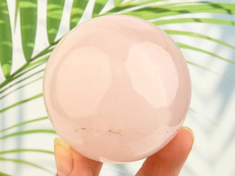 Rose quartz ball from Madagascar Ø 64mm