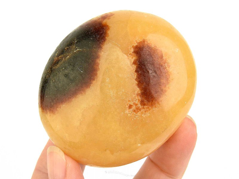 Smooth septaria stone from Madagascar 158g