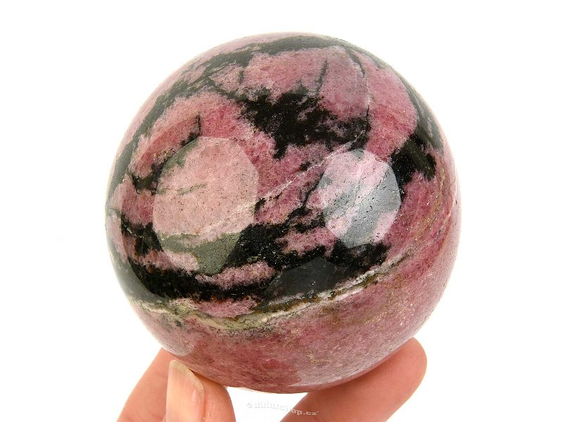 Rhodonite ball (Madagascar) Ø71mm