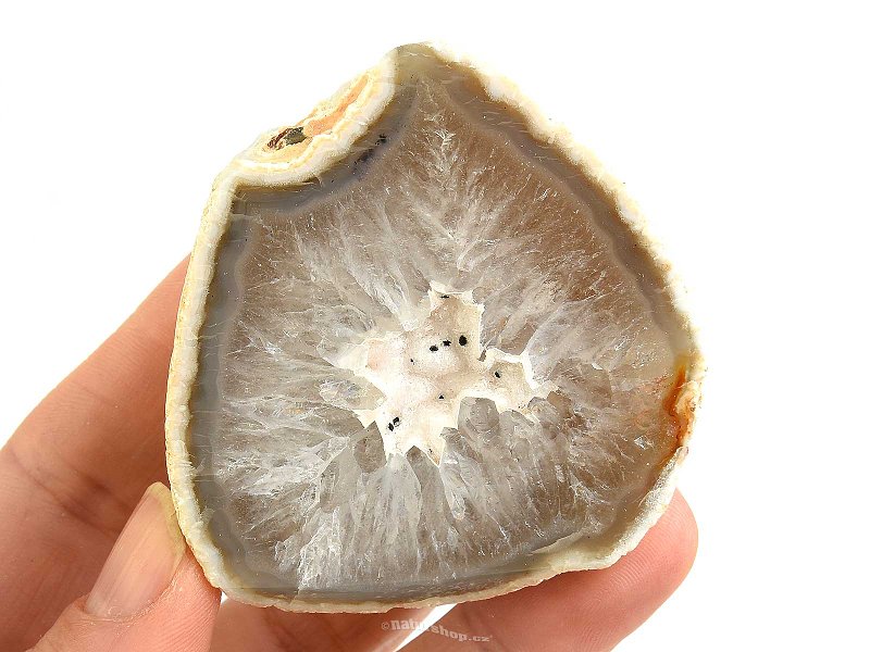 Agate geode with cavity 112g
