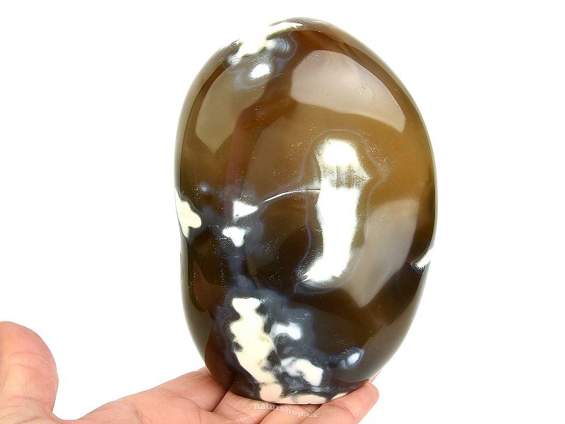 Agate snow stone from Madagascar 921g