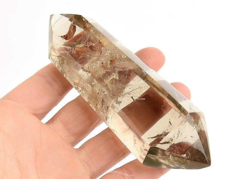Záhněda krystal oboustranný z Madagaskaru 196g