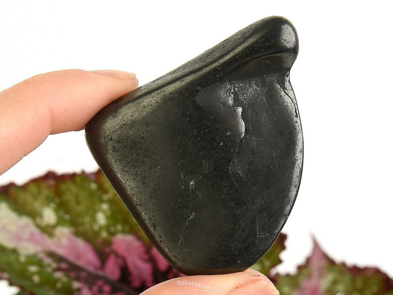 Shungite smooth stone from Russia 29g