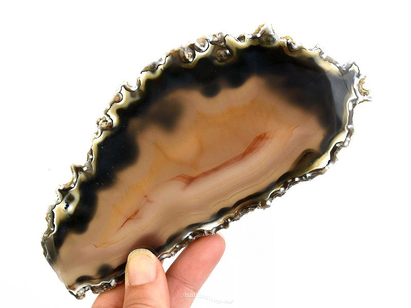 Slice of natural agate from Brazil 200g