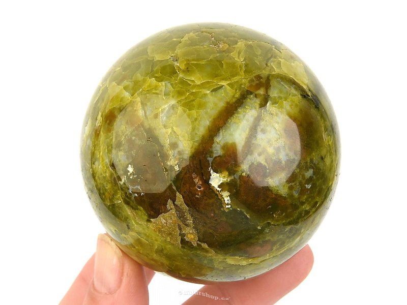 Zelený opál koule Ø66mm (Madagaskar)