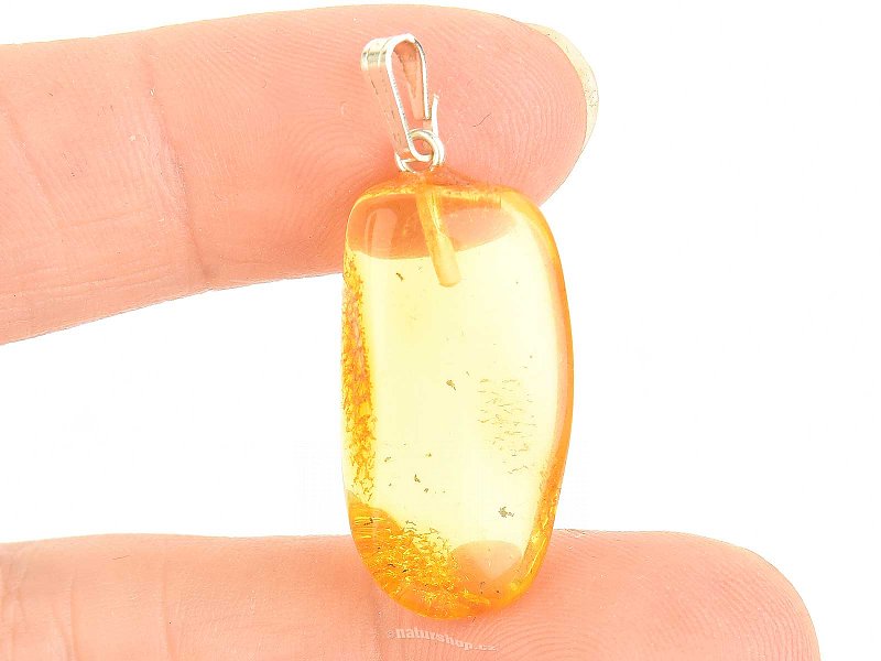 Amber pendant with silver handle Ag 925/1000 2.0g