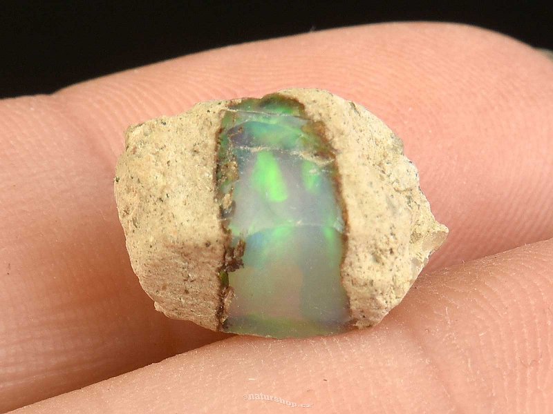 Drahý opál v hornině Etiopie 1,7g
