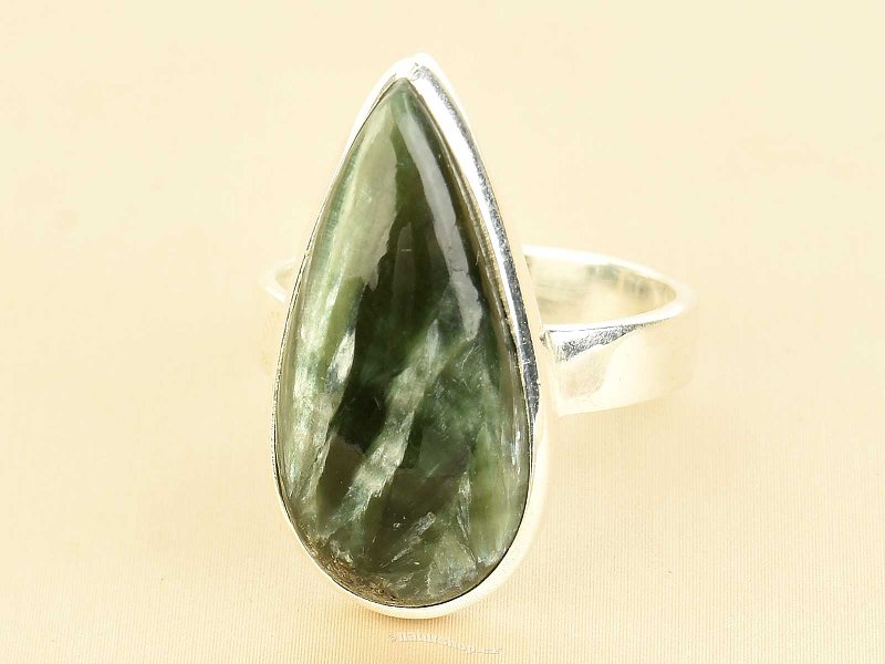Serafinite ring Ag 925/1000 6.8g size 61 (Russia)