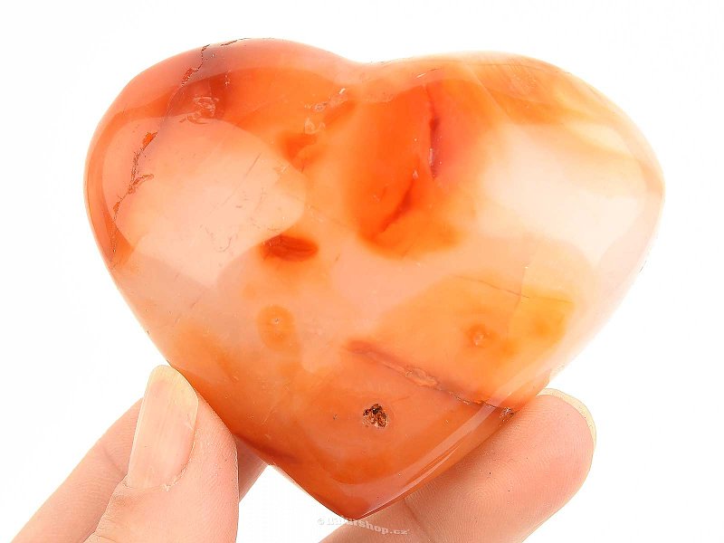 Carnelian heart from Madagascar 169g