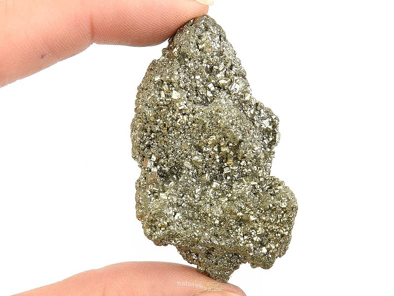 Natural shape pyrite druse from Peru 61g