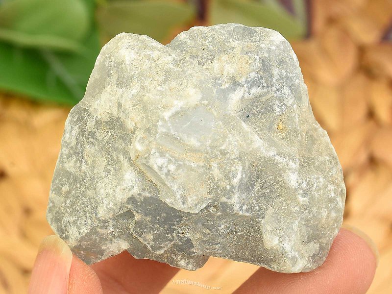 Přírodní celestýn krystal z Madagaskaru 119g