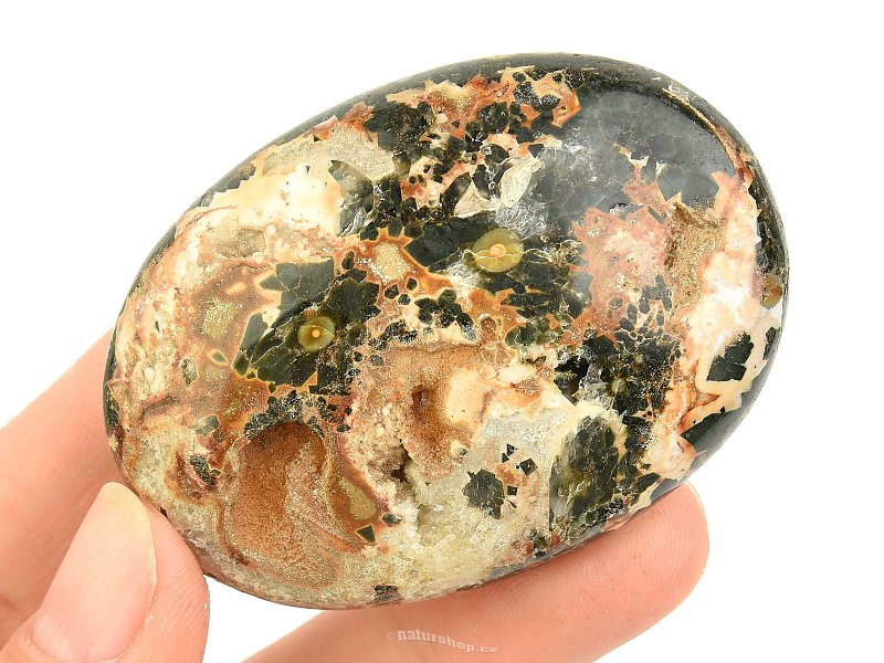 Polished stone jasper ocean 66g