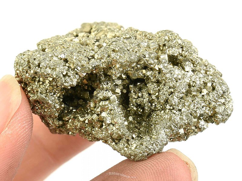 Natural shape pyrite druse from Peru 59g