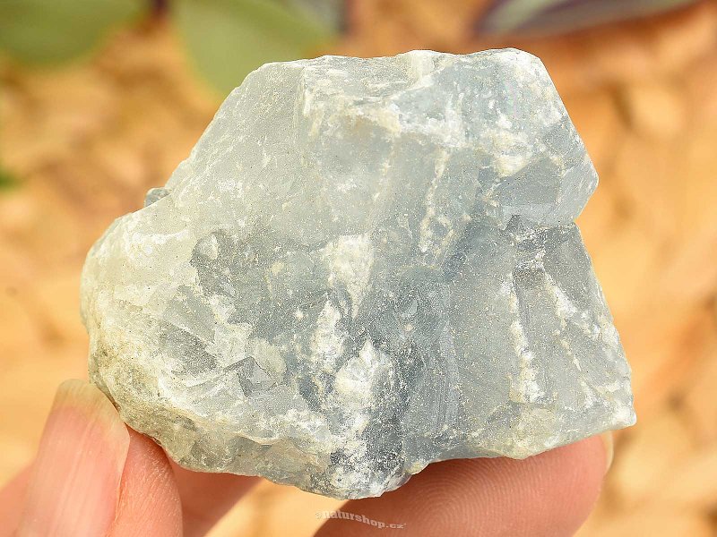 Natural celestine crystal 101g Madagascar