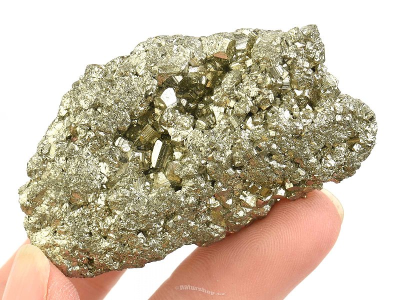 Natural pyrite drusen 81g from Peru