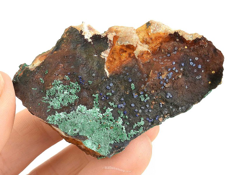 Natural azurite with malachite 68g
