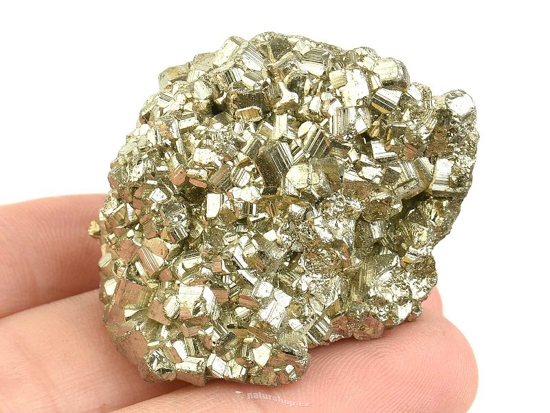 Natural pyrite drusen 51g from Peru