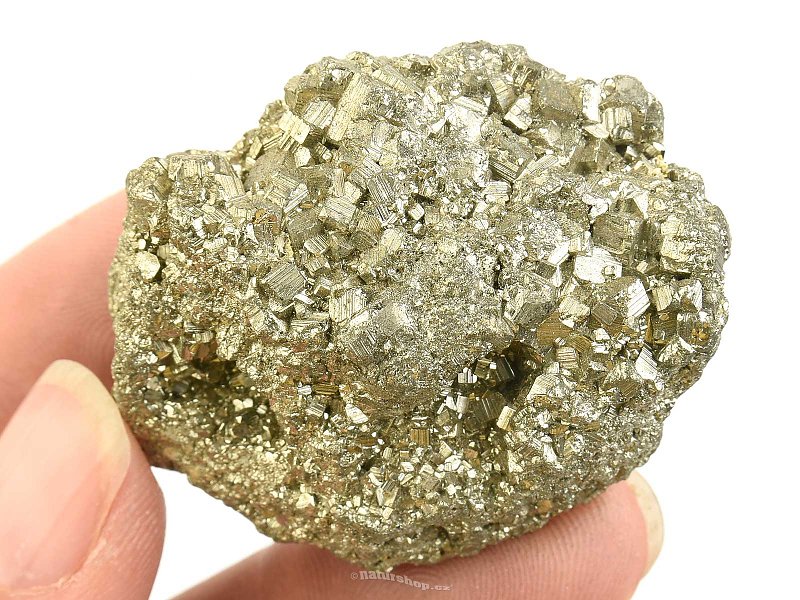 Natural shape pyrite druse from Peru 58g