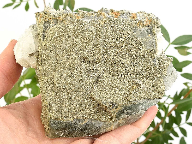 Pyrit + fluorit + kalcit (Maroko) 660g