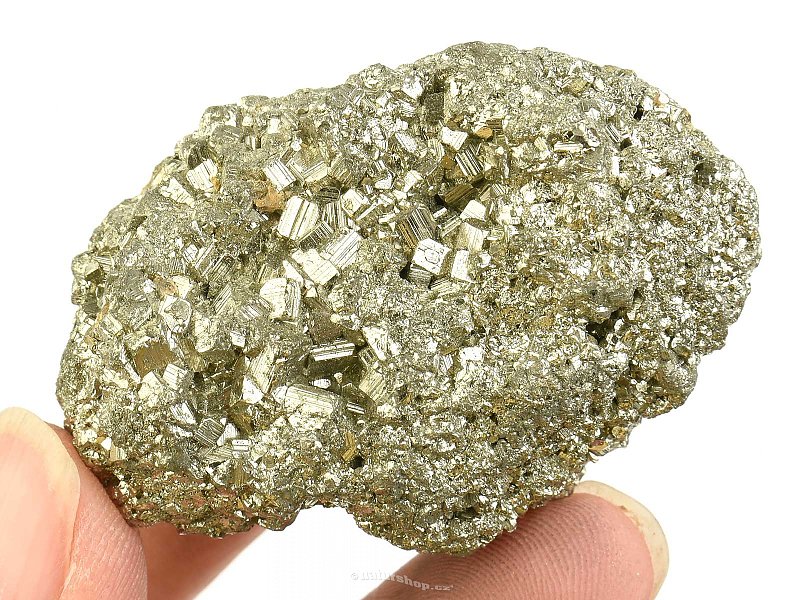Natural shape pyrite drusen from Peru 80g