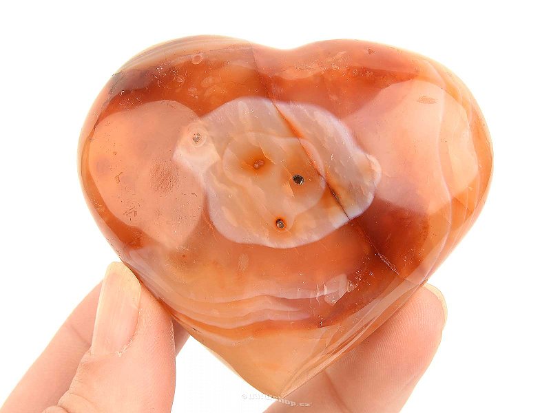 Heart carnelian from Madagascar (158g)