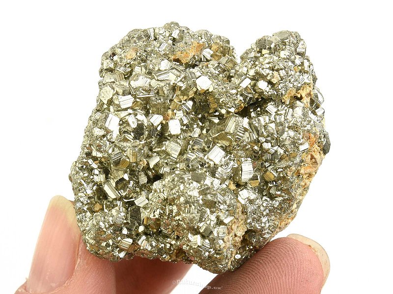 Natural shape pyrite druse from Peru 77g