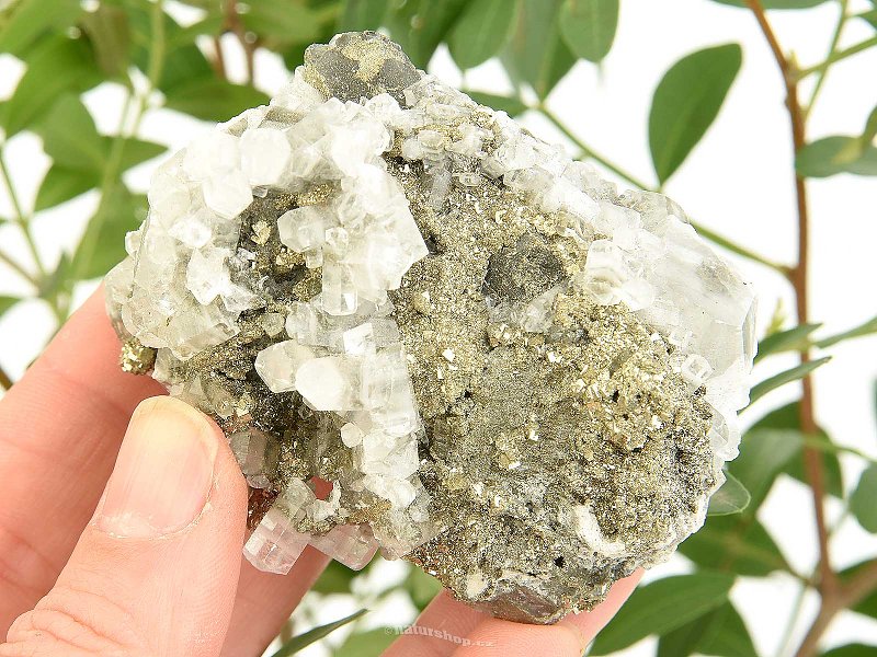 Fluorite + pyrite + calcite (Morocco) 161g