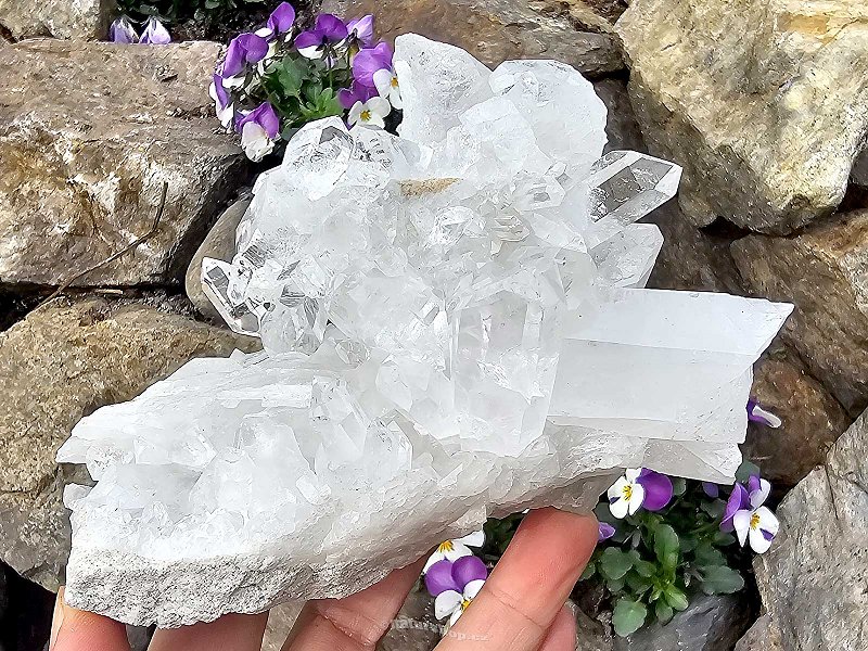 Druze from raw crystal Brazil 560g