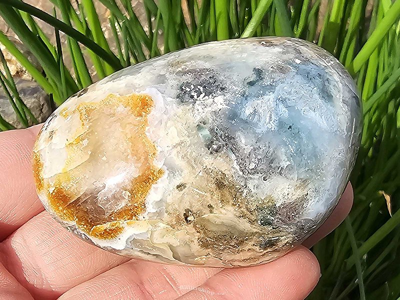 Jasper ocean smooth stone 129g