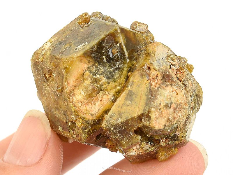 Krystal granát grossulár 74g z Mali