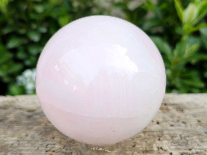 Ball polished from pink calcite Ø 75mm Pakistan 589g