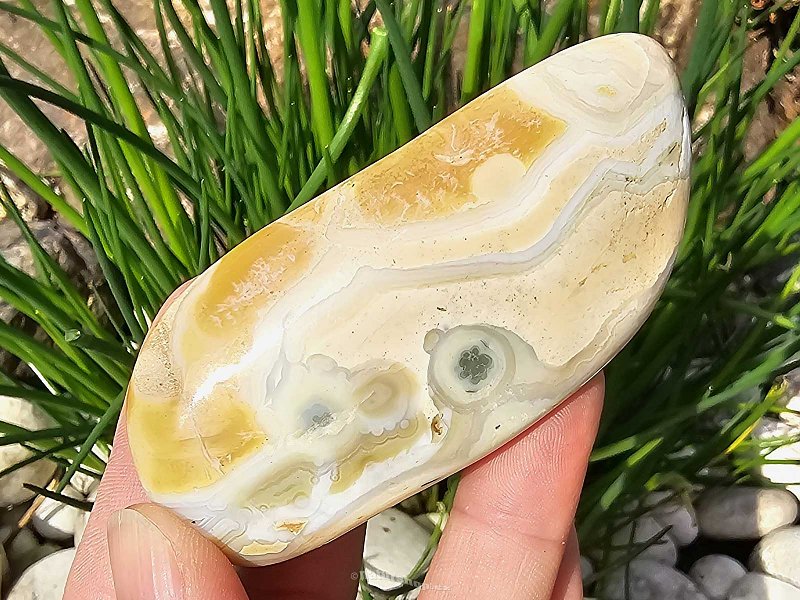 Jasper ocean smooth stone 103g