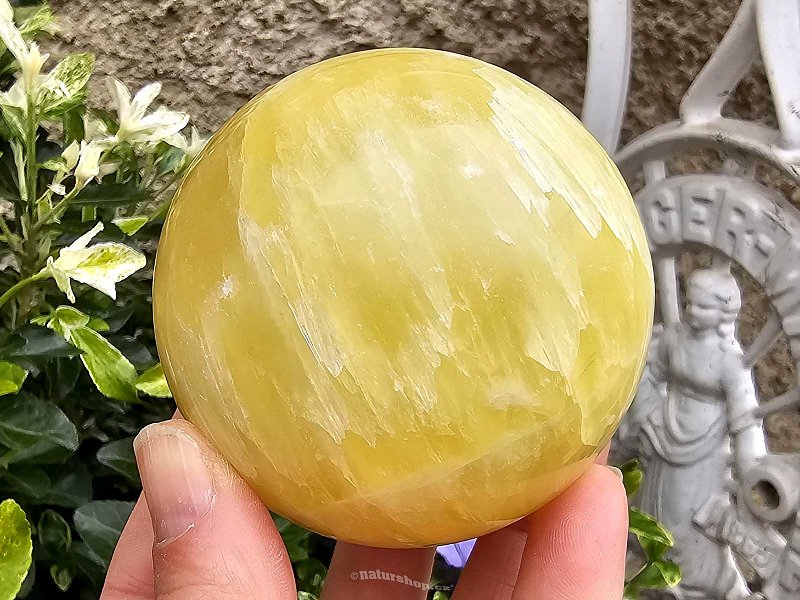 Kalcit lemon koule z Pákistánu 550g