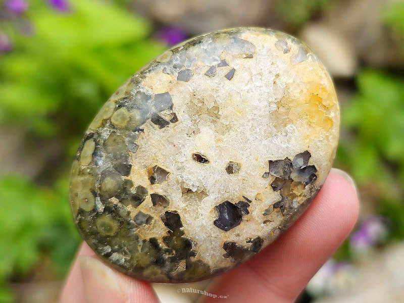 Polished ocean jasper stone (63g)