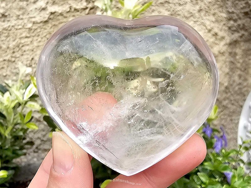 Crystal heart 188g from Madagascar