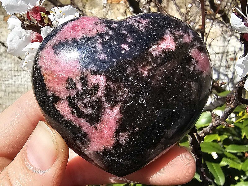 Rodonit hearts from Madagascar 228g