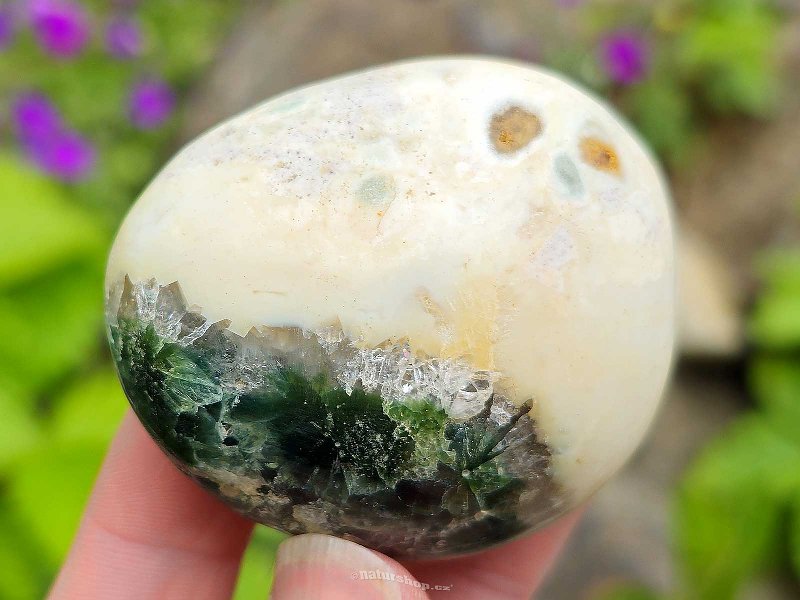 Polished ocean jasper stone 78g