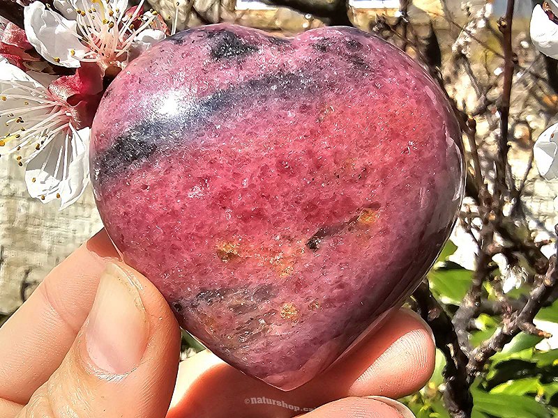 Rodonite heart from Madagascar 167g