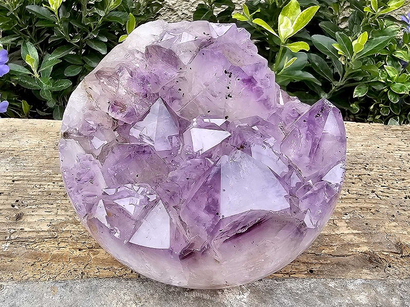Amethyst ball with crystals Ø110mm Brazil