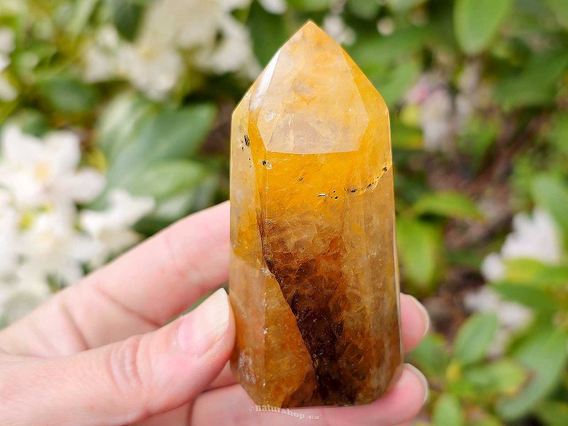 Pointed crystal with limonite (Madagascar) 161g