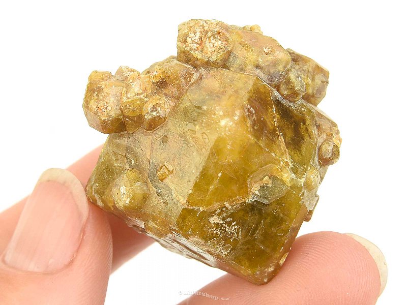 Krystal granát grossulár 50g z Mali