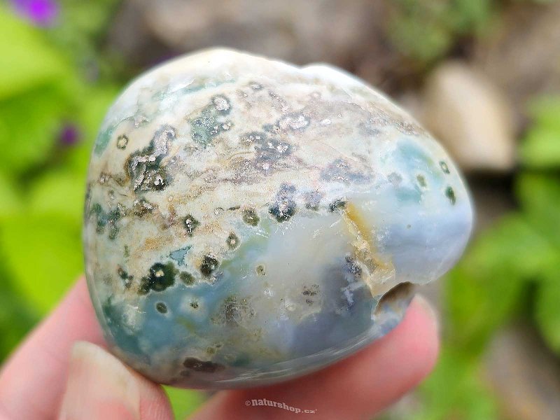 Leštěný kámen jaspis oceánový 99g