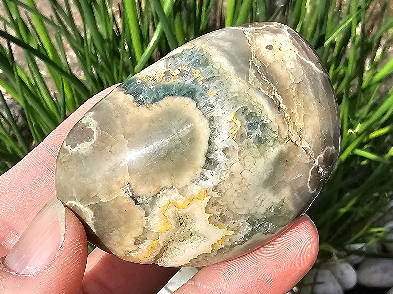 Jasper ocean smooth stone 88g